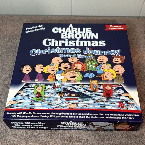 A Charlie Brown Christmas Journey Peanuts Board Game 2018 COMPLETE - Picture 5 of 10